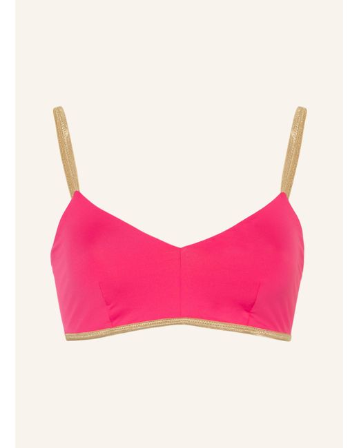 MYMARINI Pink Bustier-Bikini-Top SHINE zum Wenden