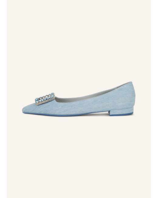 Festa Blue Ballerinas AMAIA mit Schmucksteinen
