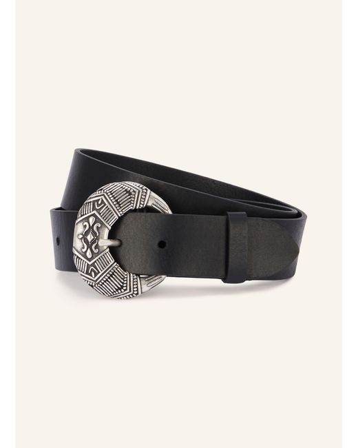 Ba&sh Black Ledergürtel BANDY