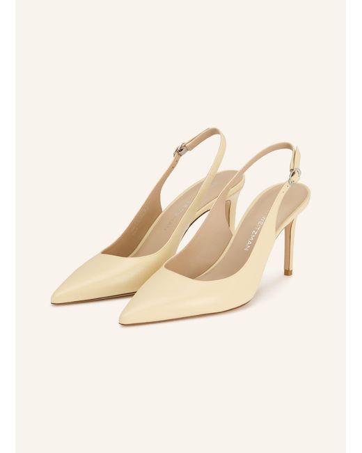 Stuart Weitzman Natural Slingpumps STUART POWER 75
