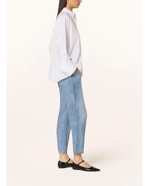 Marc Cain Blue Leinenhose RHODOS