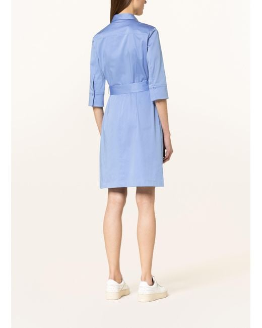 BOSS by HUGO BOSS Kleid DALIRI mit 3/4-Arm in Blau | Lyst DE