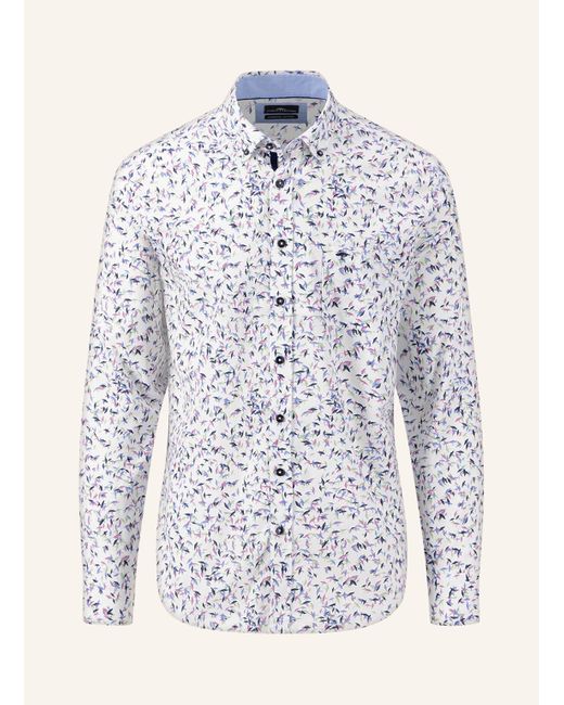Fynch-Hatton Hemd Regular Fit in White für Herren