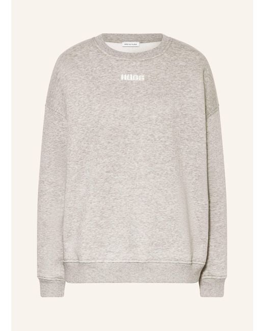 Mrs & HUGS White Sweatshirt