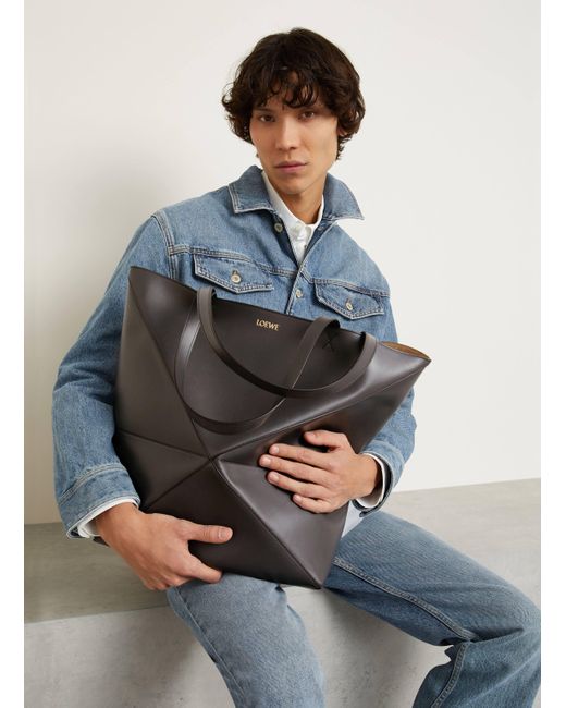 Loewe Shopper PUZZLE FOLD TOTE LARGE in Black für Herren