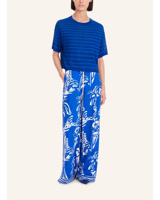 Marc Cain Blue Pullover