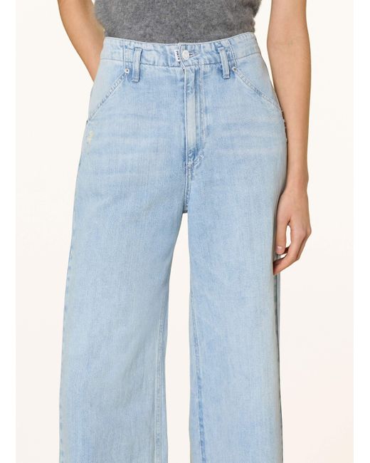 PNTS Blue Jeans-Culotte THE MINI R mit Leinen