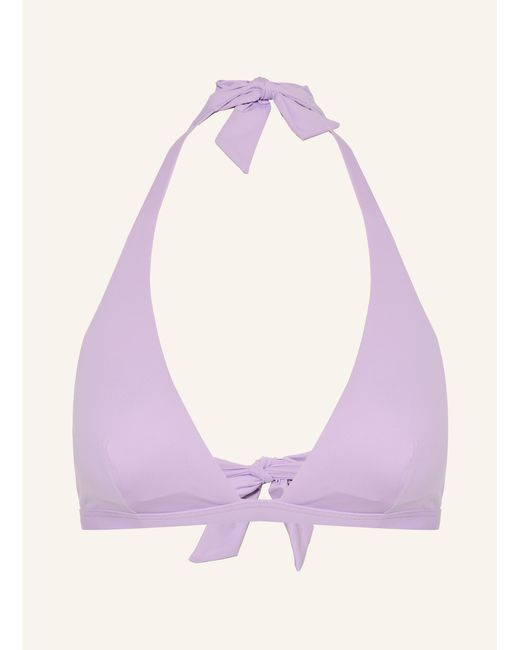 Vilebrequin Purple Neckholder-Bikini-Top SOLID FLECHE