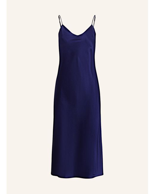 Polo Ralph Lauren Seidenkleid in Blau | Lyst DE