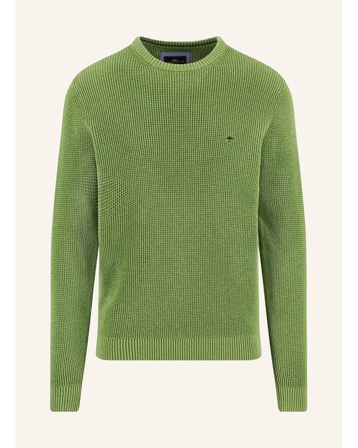 Fynch-Hatton Pullover in Green für Herren