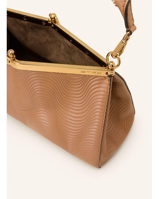 Etro Brown Handtasche VELA MEDIUM mit Pouch