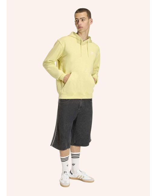 Adidas Originals ESSENTIAL LOOSE FLEECE HOODIE in Yellow für Herren