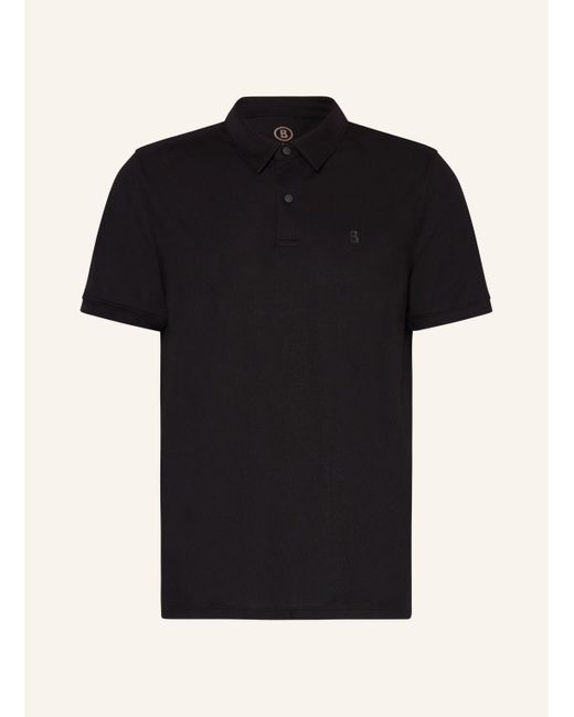 Bogner Piqué-Poloshirt TIMO Regular Fit in Black für Herren