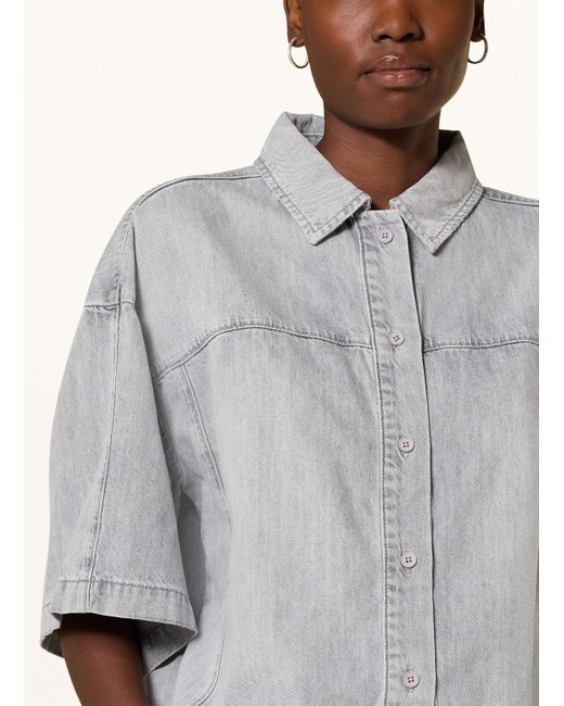Elias Rumelis Gray Hemdbluse HILLI in Jeansoptik