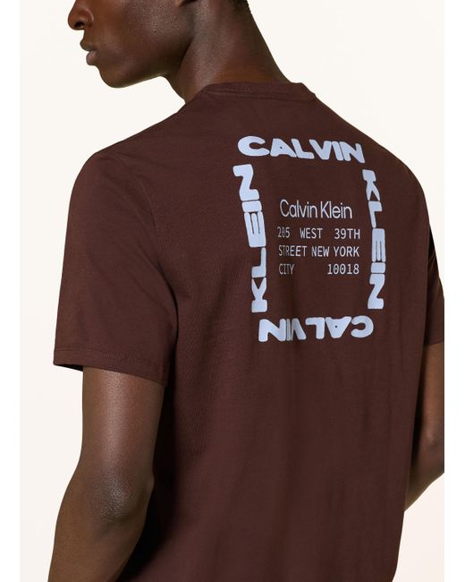 Calvin Klein T-Shirt in Red für Herren