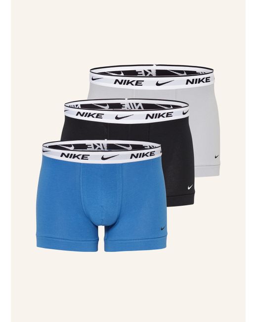 Nike 3er-Pack Boxershorts EVERDAY COTTON STRETCH in Blue für Herren
