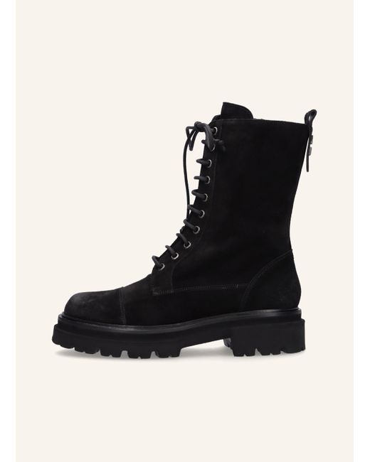 Thea Mika Black Schnürstiefel