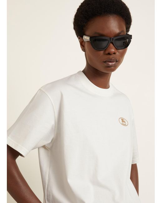 Burberry Natural Cropped-Shirt