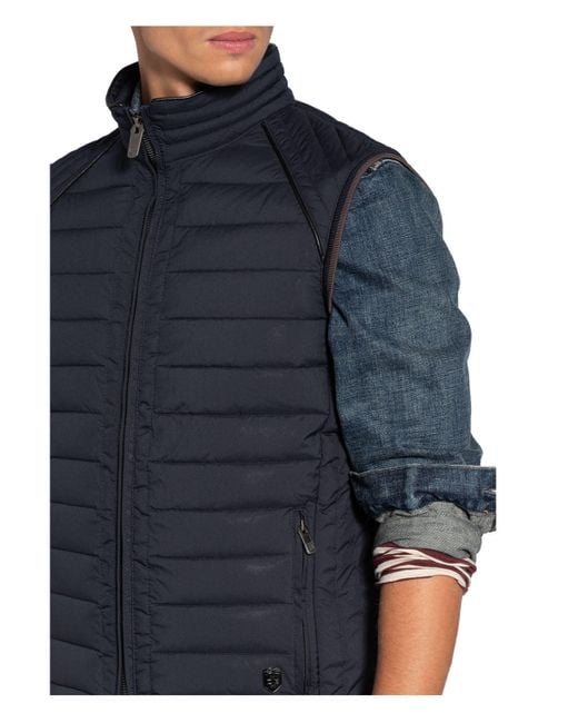 Wellensteyn Steppweste MOL MEN mit DUPONTTM SORONA®-Isolierung in Blue für Herren