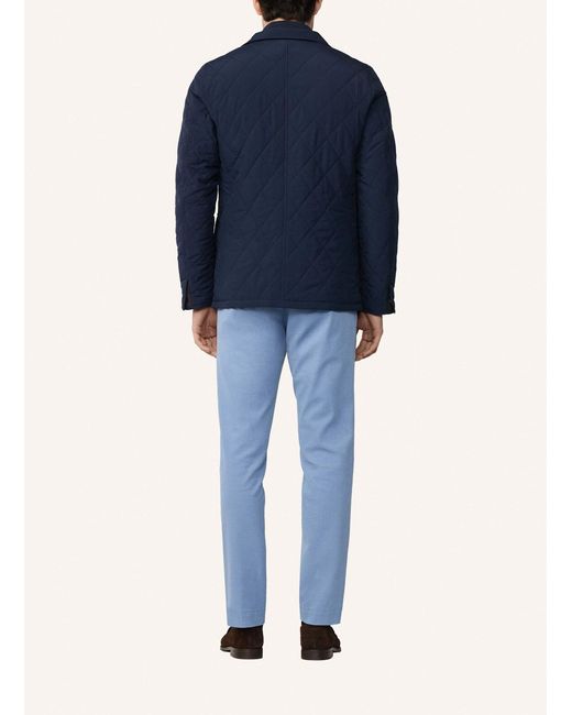 Hackett Steppjacke mit Blende in Blue für Herren