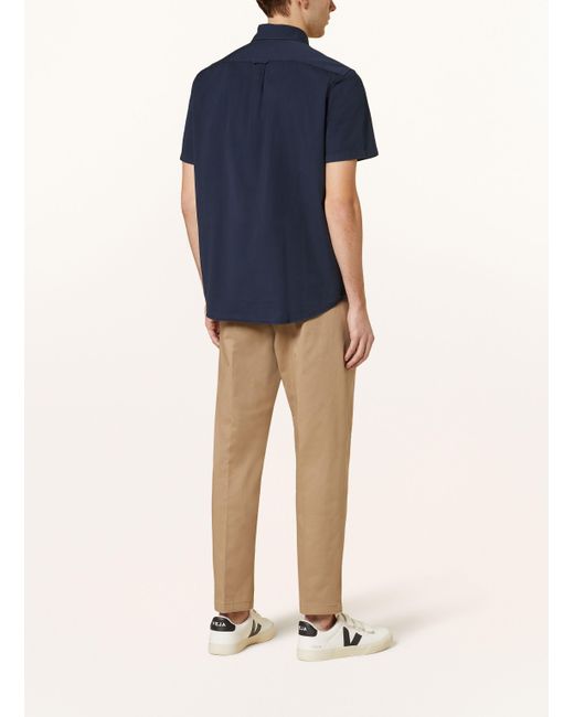 Belstaff Kurzarm-Hemd Regular Fit in Blue für Herren