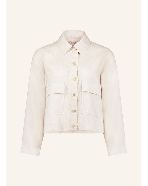 Cartoon Natural Overjacket aus Leinen