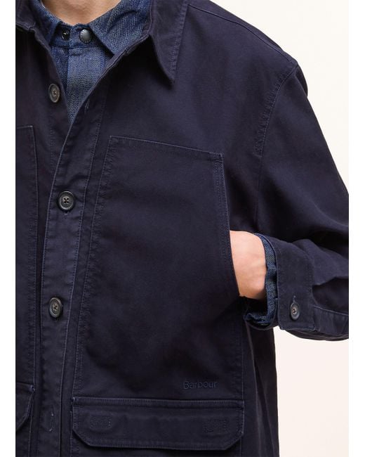 Barbour Overjacket NEWBIRCH in Blue für Herren
