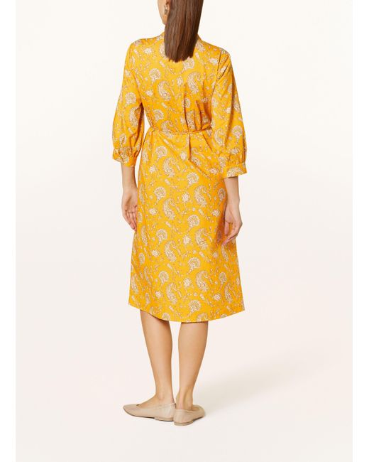 maerz muenchen Yellow Hemdblusenkleid mit 3/4-Arm