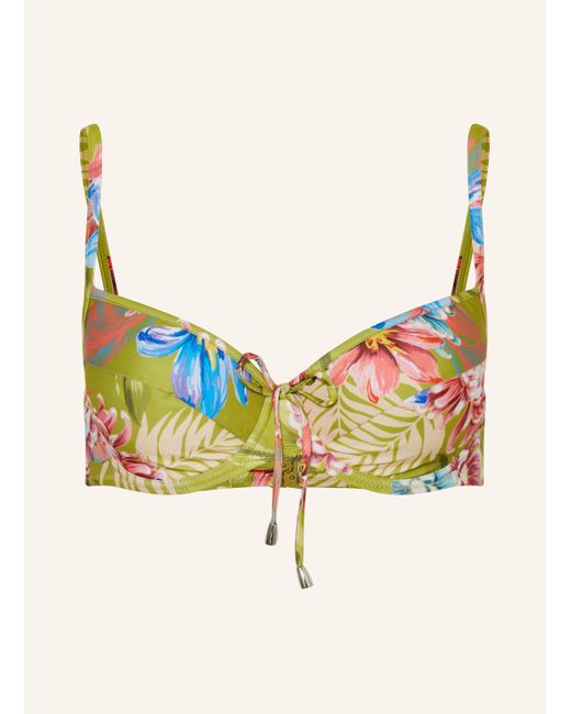 LIDEA® Metallic Bügel-Bikini-Top BOTANIC BURST