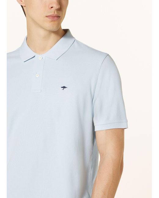 Fynch-Hatton Piqué-Poloshirt in Blue für Herren