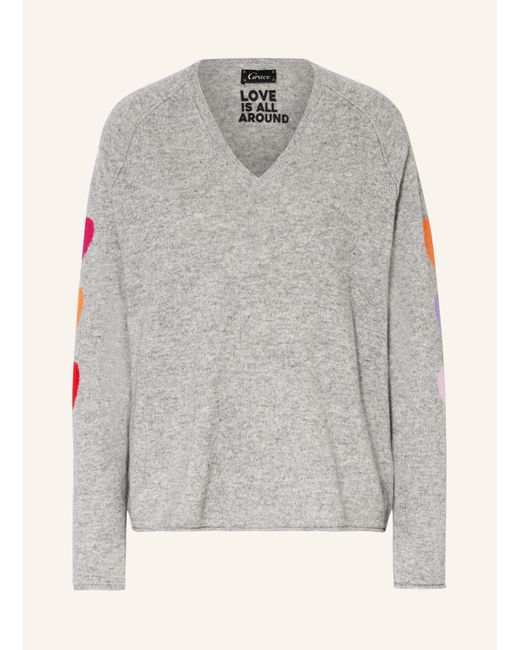 Grace Gray Pullover mit Cashmere
