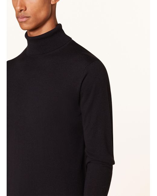 MOS MOSH Gallery Rollkragenpullover MMGADAM in Black für Herren
