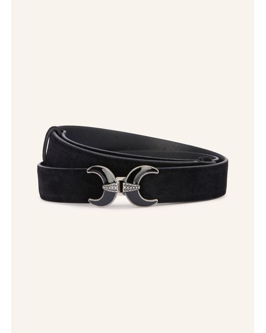 Ba&sh Black Ledergürtel BIBI