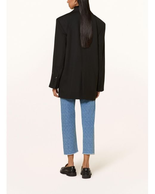 Marc Cain Blue Straight Jeans ROHA mit Schmucksteinen