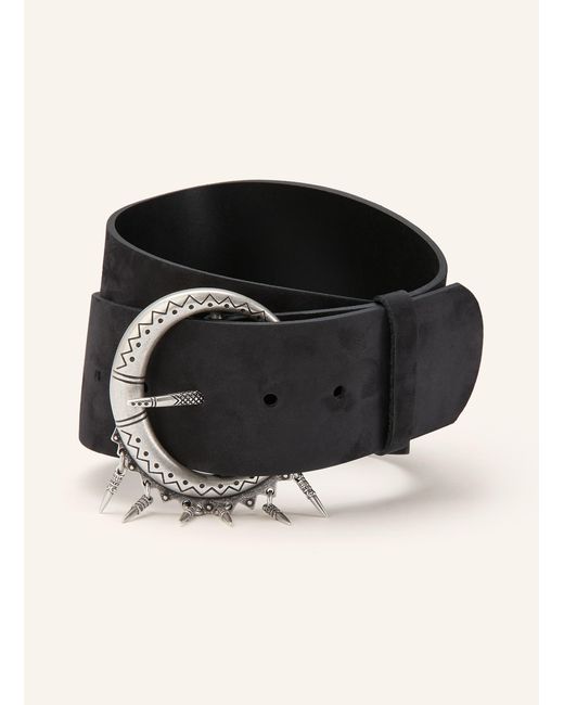 Ba&sh Black Ledergürtel BRUNA