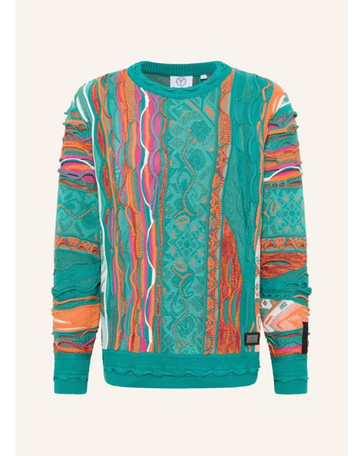 carlo colucci Strickpullover DIMANI in Blue für Herren