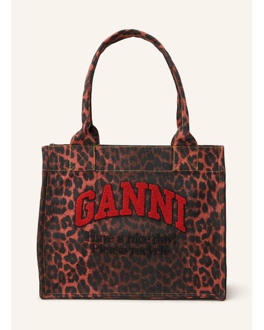 Ganni Red Shopper EASY LARGE