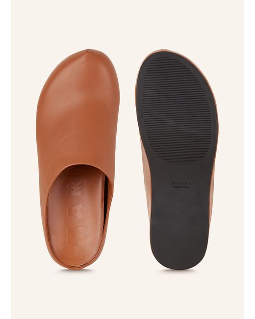 Marni Brown Plateau-Mules