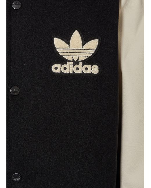 Adidas Originals Black Blouson ADICOLOR VRCT im Materialmix