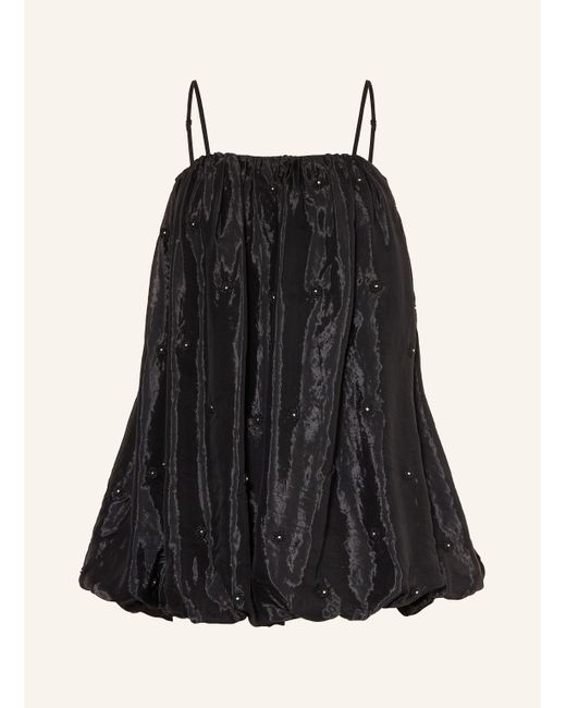 Claudie Pierlot Black Kleid mit Schmucksteinen