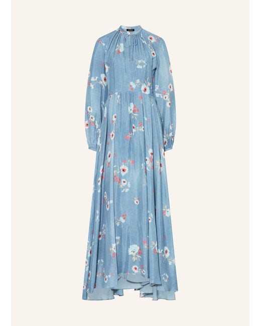 Sly010 Blue Kleid CHARLOTA mit Seide