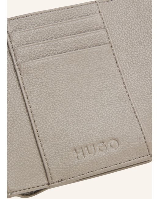 HUGO Gray Brieftasche CHRIS 2.0_FLAPWALLET