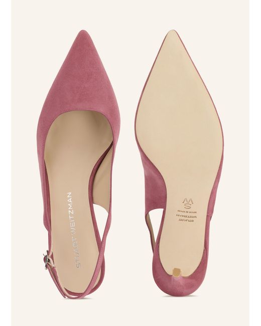 Stuart Weitzman Pink Slingpumps STUART POWER