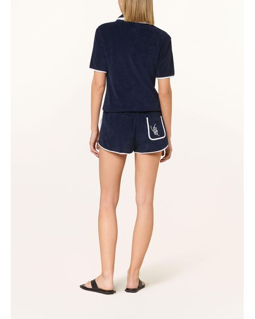Vilebrequin Blue Frottee-Poloshirt LIZEA