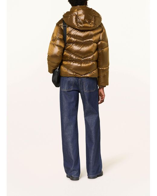 Bogner Brown Daunenjacke XALLY-D1 mit abnehmbarer Kapuze