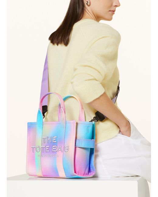 Marc Jacobs Blue Handtasche THE SMALL TOTE BAG CANVAS