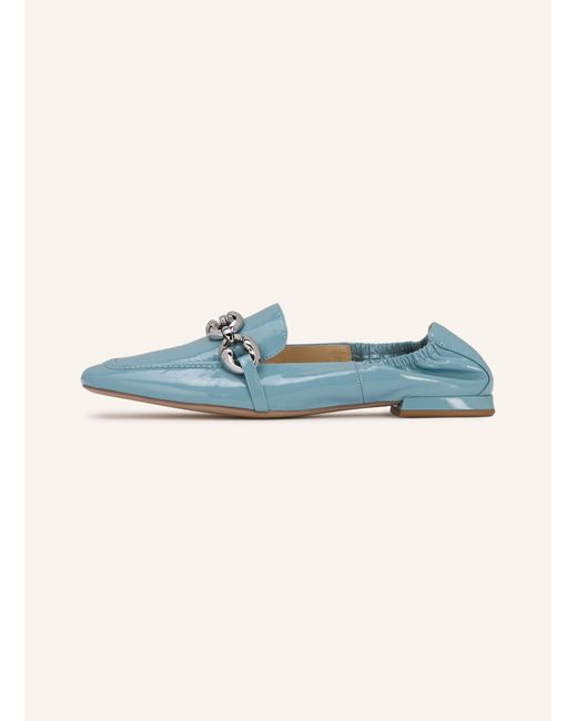 Högl Blue Lack-Loafer