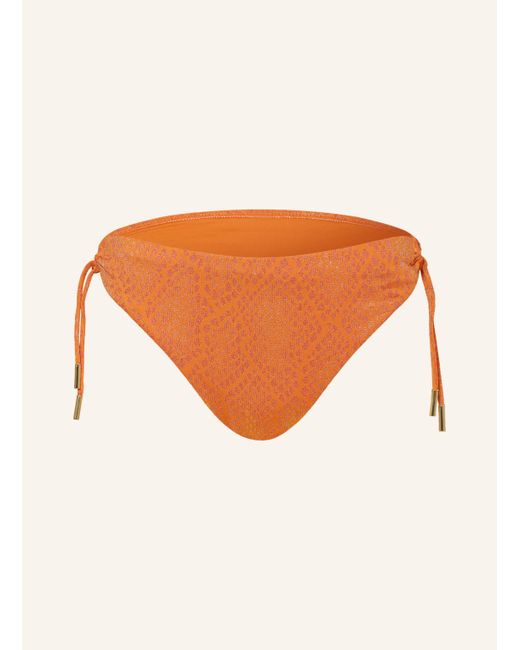 Maryan Mehlhorn Orange Basic-Bikini-Hose GLANCE mit Glitzergarn