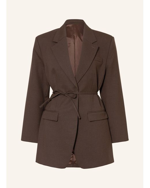 SELECTED Brown Longblazer