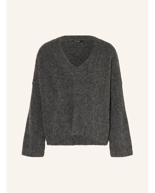 MARC AUREL Gray Oversized-Pullover